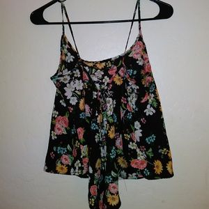 Floral crop top